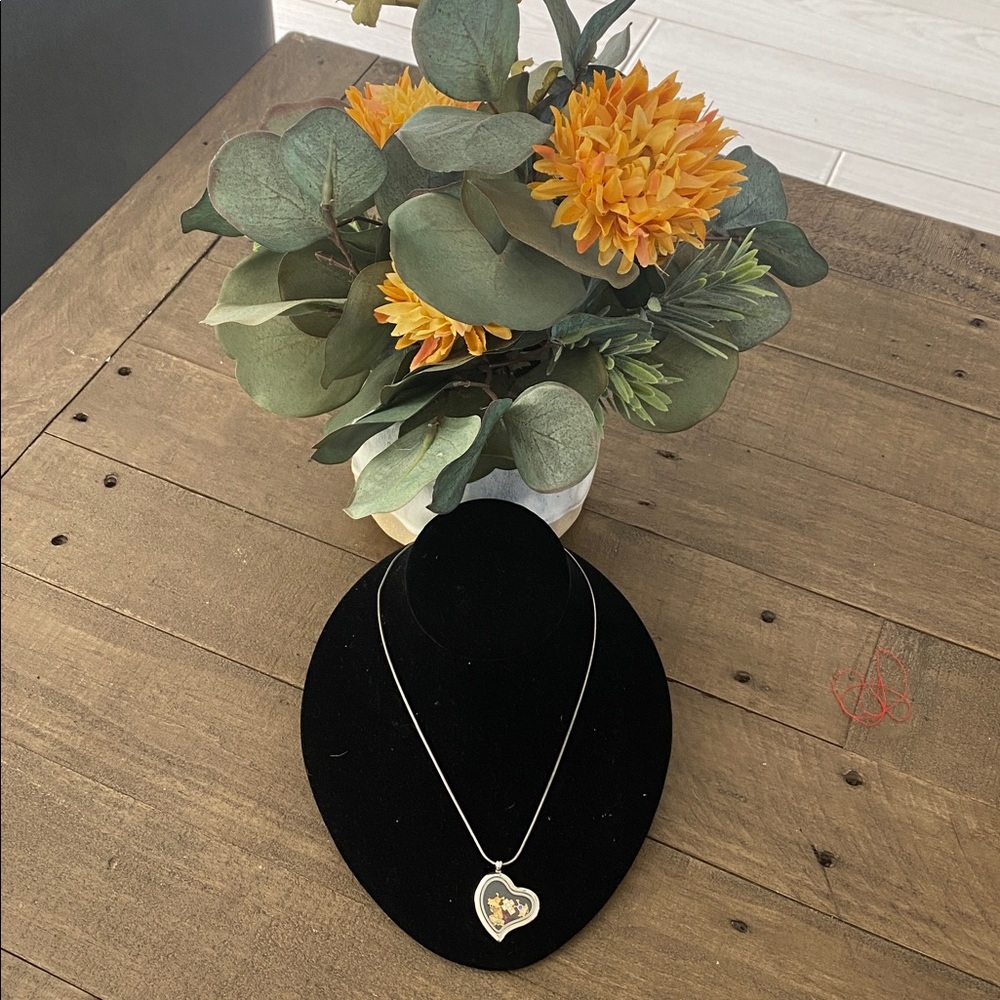 Clear Heart Shaped Locket